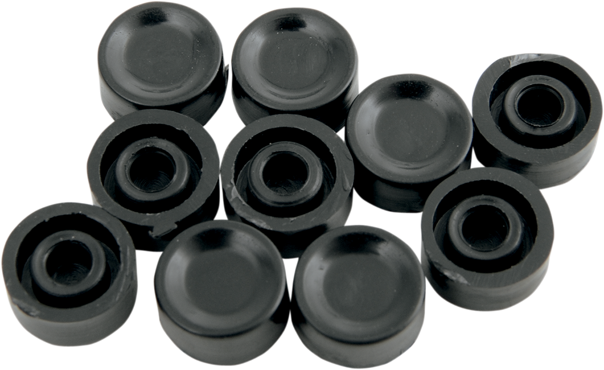 Handlebar Switch Button Caps - Horn/Start - Short - Black