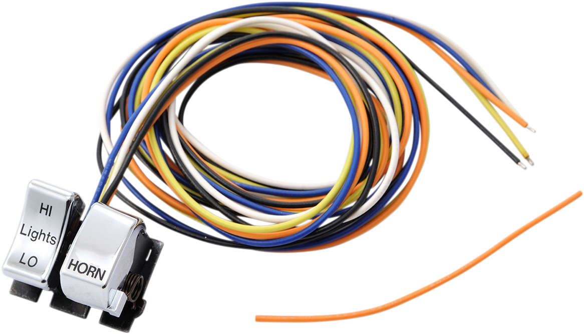 Handlebar Switch Kit - Dimmer/Horn - Chrome