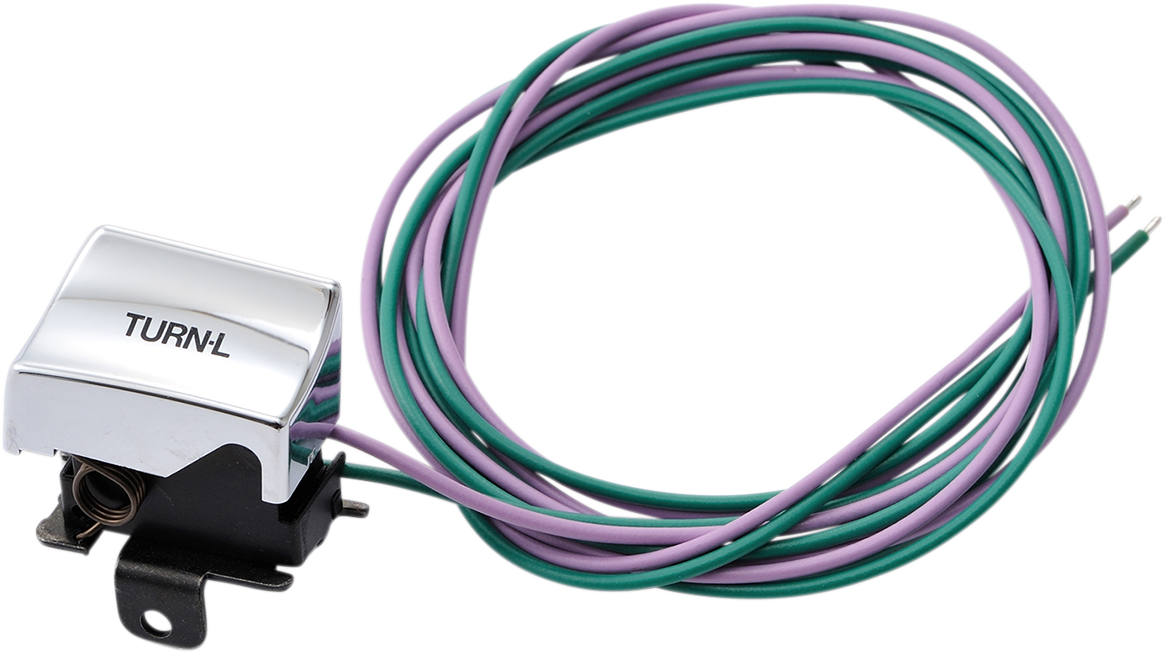 Handlebar Switch Kit - Left-Side - Turn Signal - Chrome