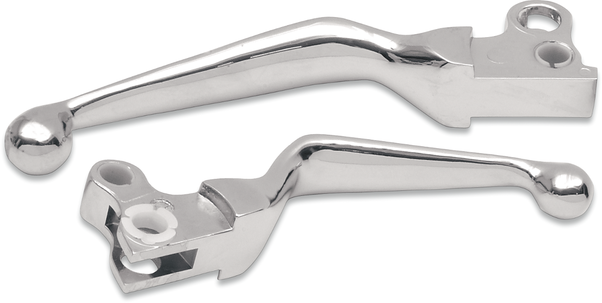 Wide Blade Lever Set - Chrome