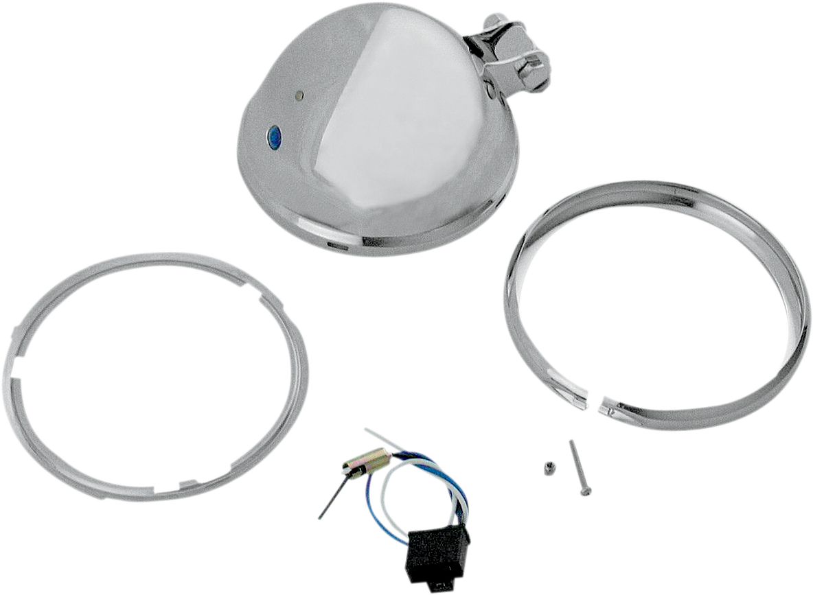 Bottom Mount Headlight Shell - 5-3/4" - Chrome