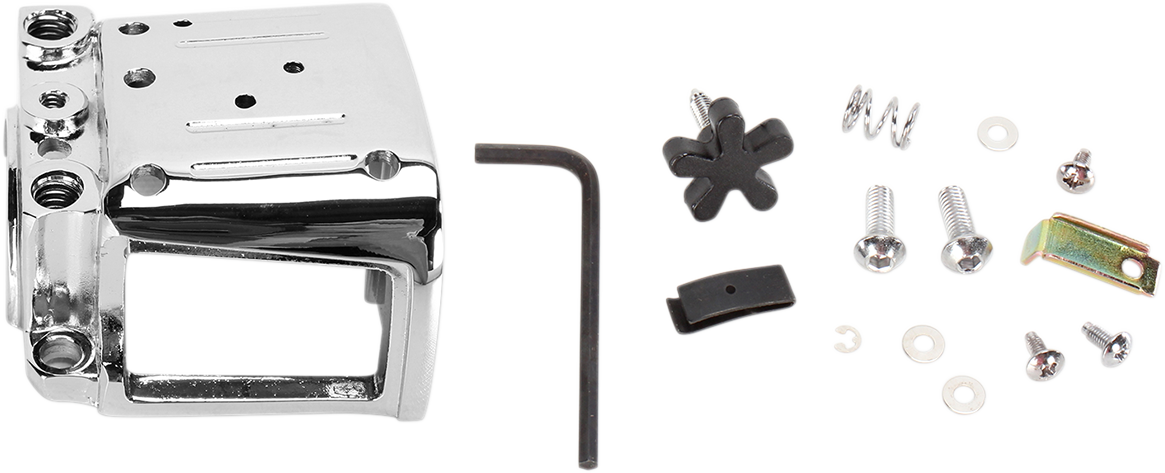 Handlebar Switch Housing Kit - Right - Lower - Chrome