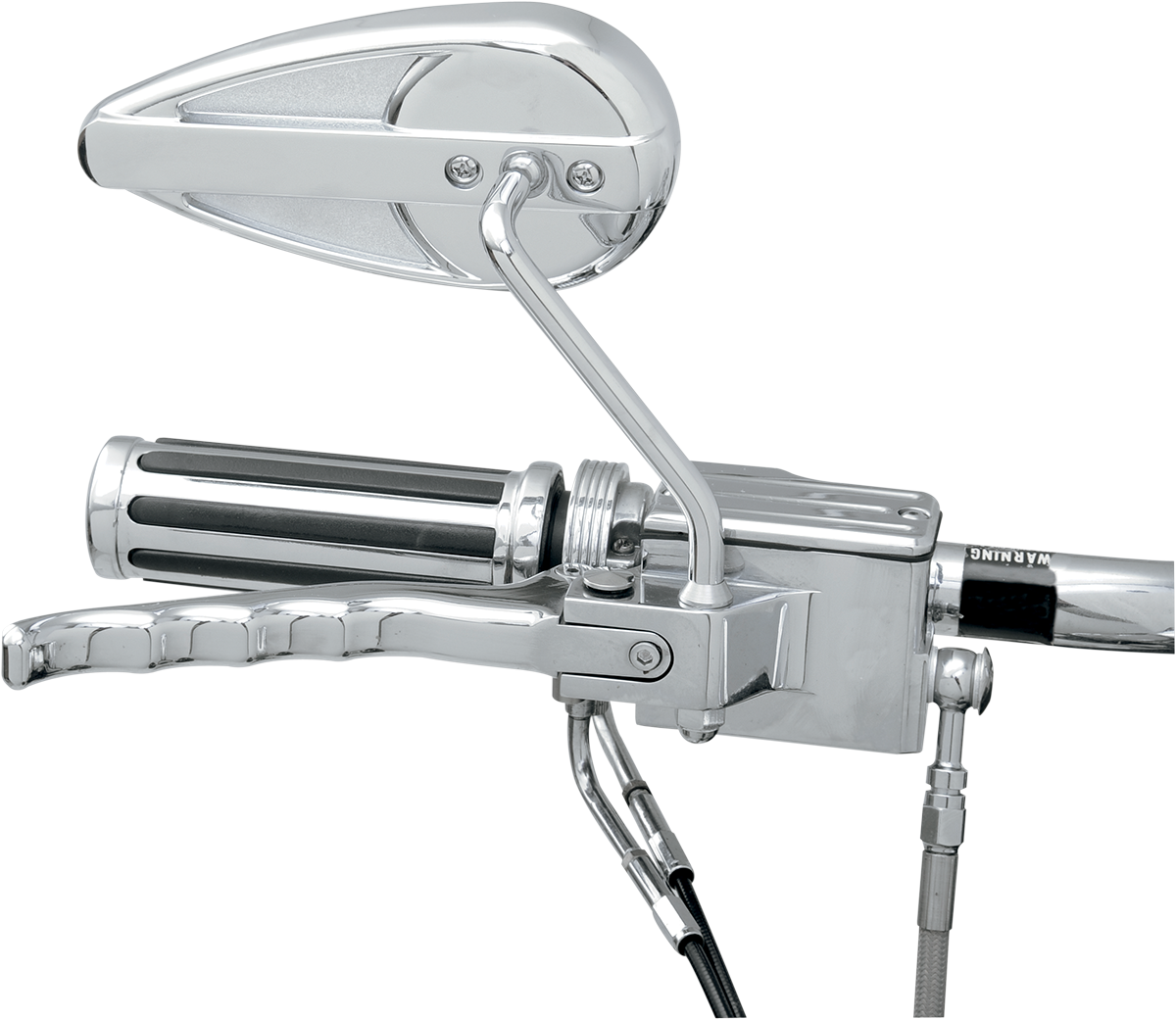 Mirror - Side View - Teardrop - Chrome - Right - Each