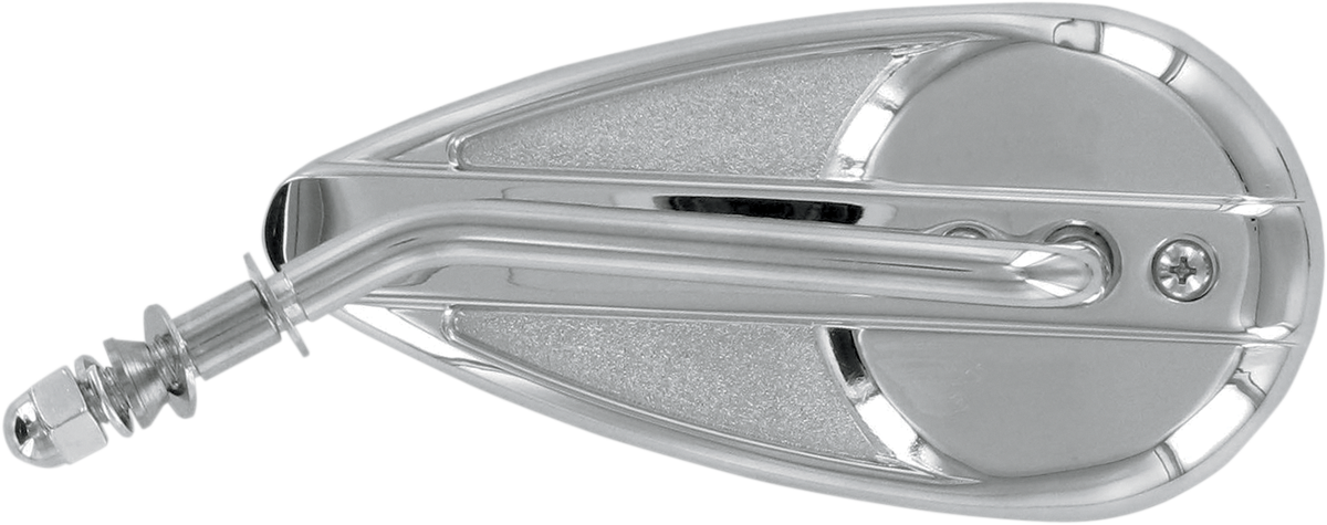 Mirror - Side View - Teardrop - Chrome - Left - Each