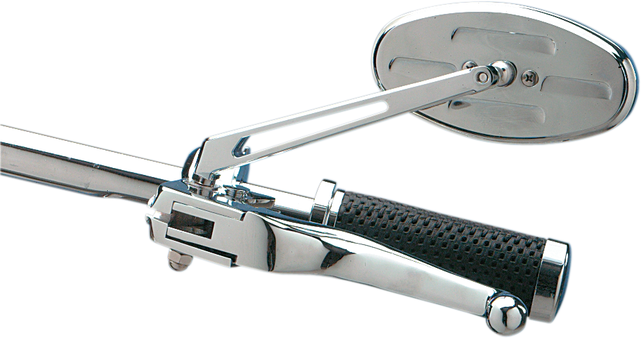 Mirror - Stealth II - Side View - Oval - Chrome