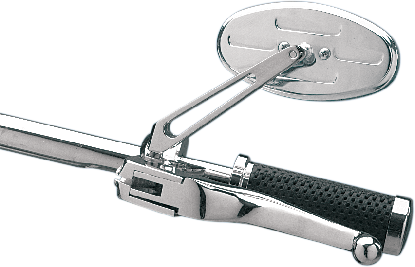 Mirror - Stealth I - Side View - Oval - Chrome