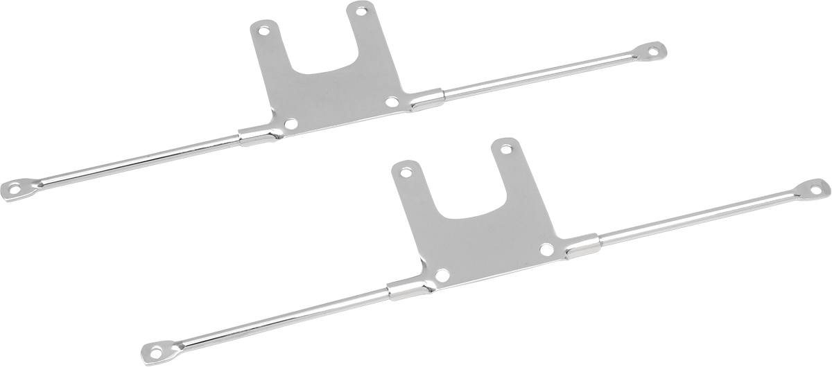 Front Fender Mount Brackets - Chrome - HD