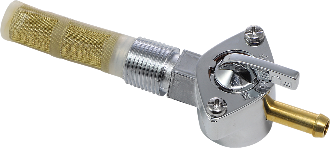 Late-Style Fuel Petcock - Straight - 3/8" NPT
