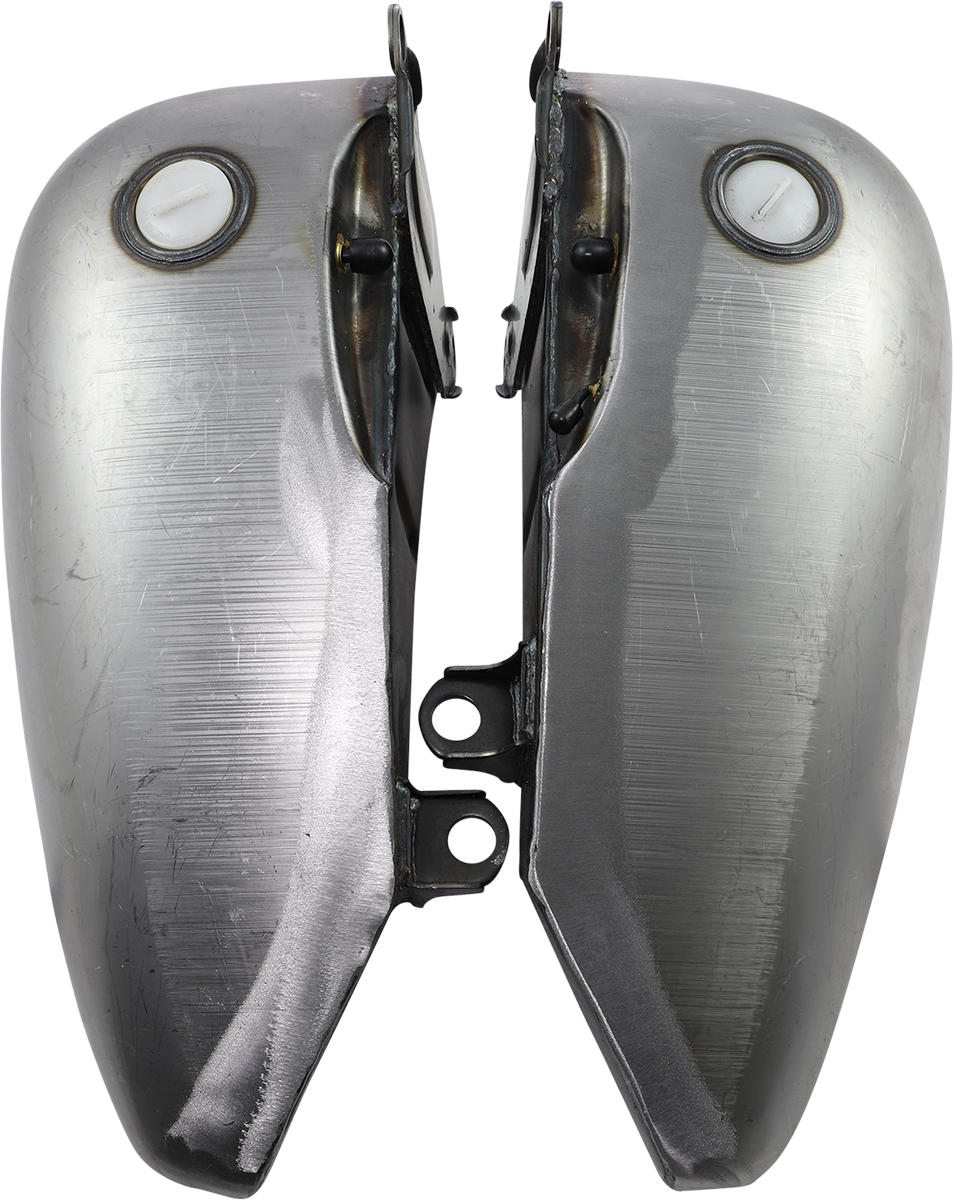 Flat-Side Gas Tank Set - 2" Extended - 5.2 Gallons