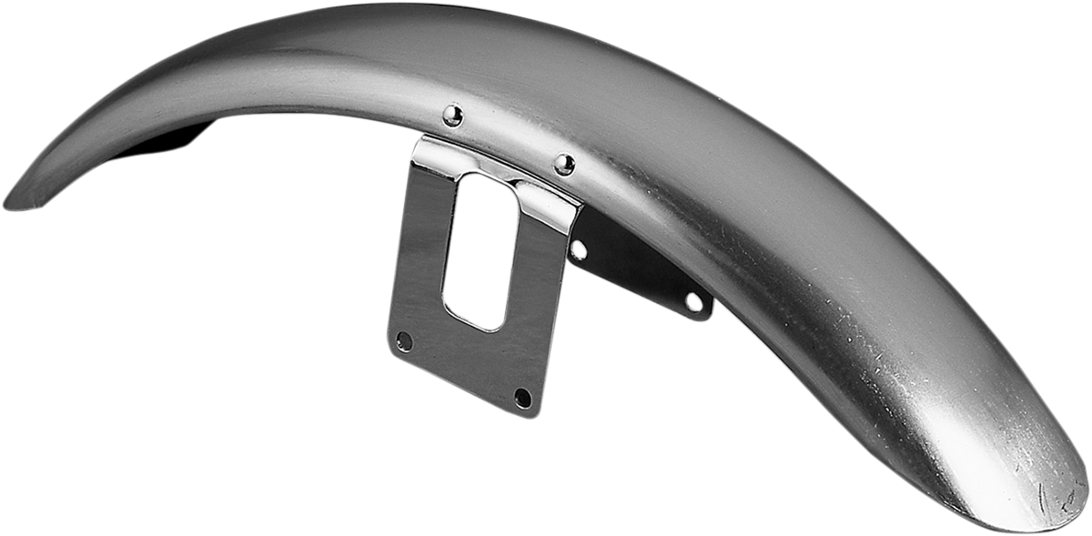 XLX-Style Front Fender with Chrome Side Braces - Natural - HD
