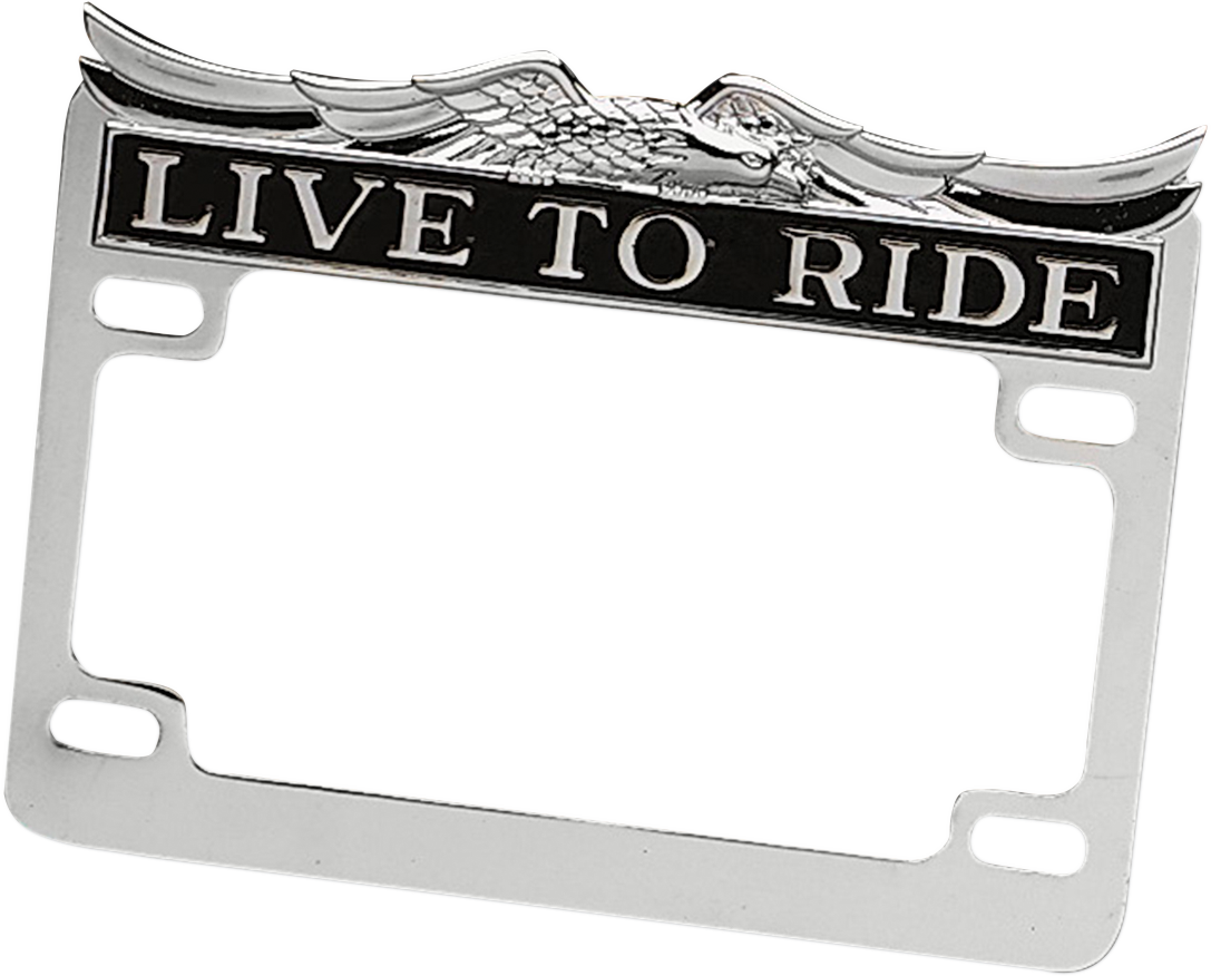 License Plate Frame - Chrome