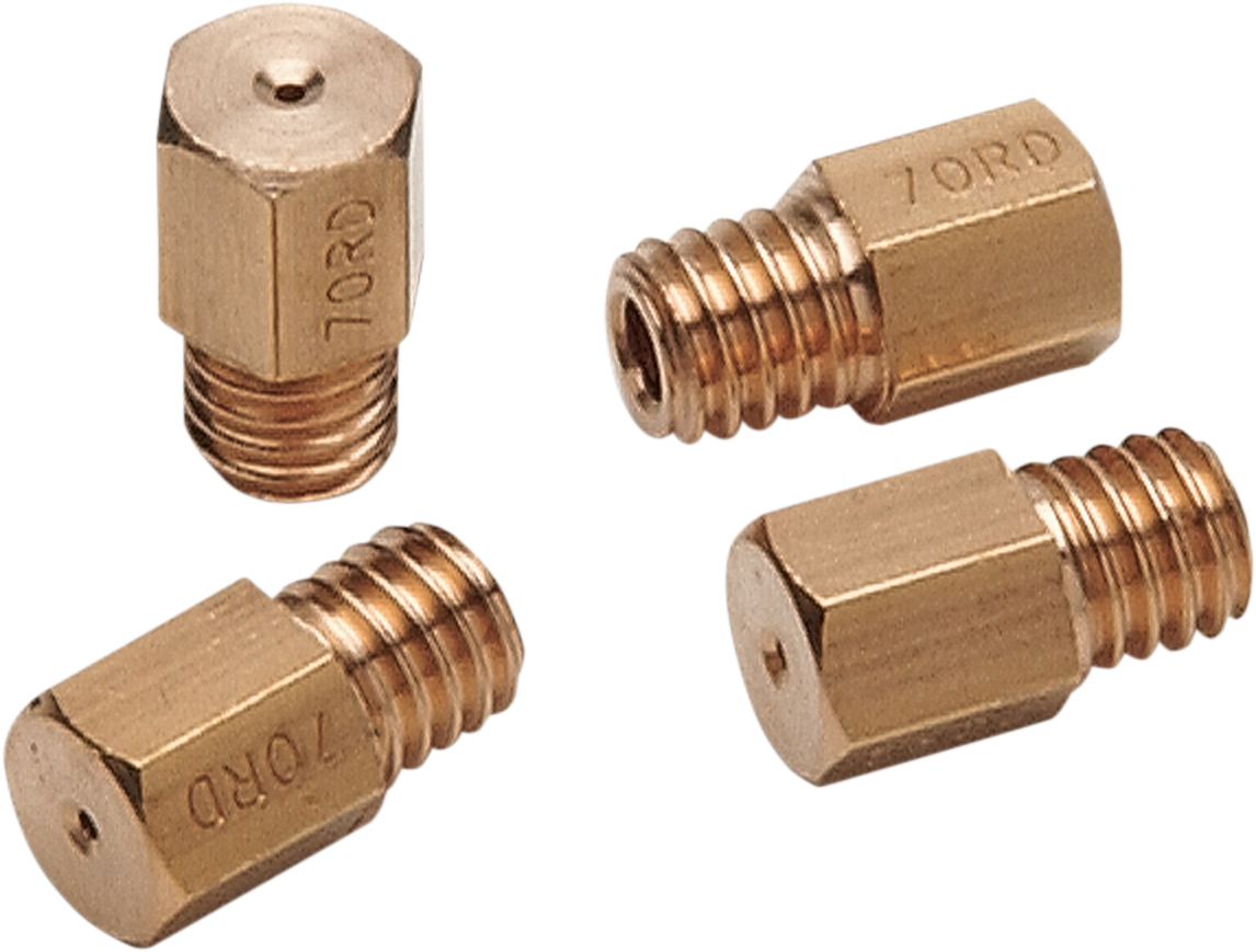 A-Bax Precision Mikuni-Style Hex Head (HJ Prefix) Main Jets - #135 - 4-Pack