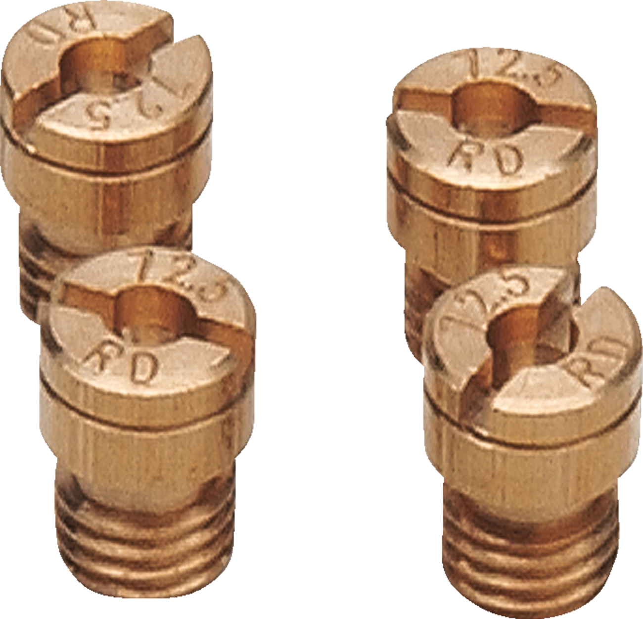 A-Bax Precision Keihin-Style Slot Head (KJ Prefix) Main Jets - #80 - 4-Pack
