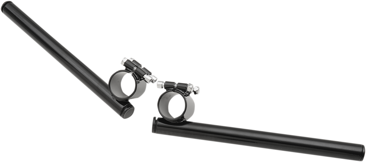 1" Clip-On Handlebar - 39 mm - Dimpled - Black