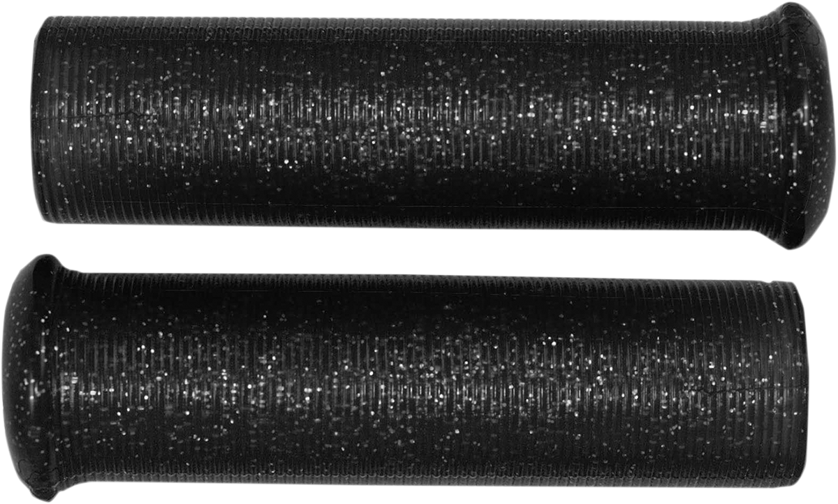 Star Fire Flake Grips - Retro - Metal - 1" - Black