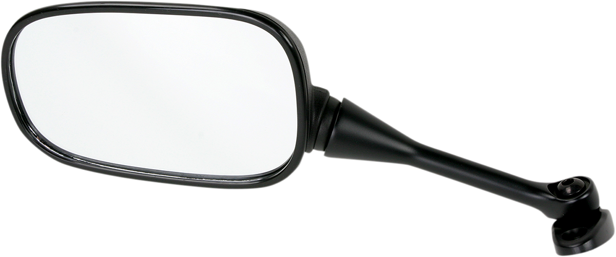 Mirror - Side View - Rectangle - Black - Left