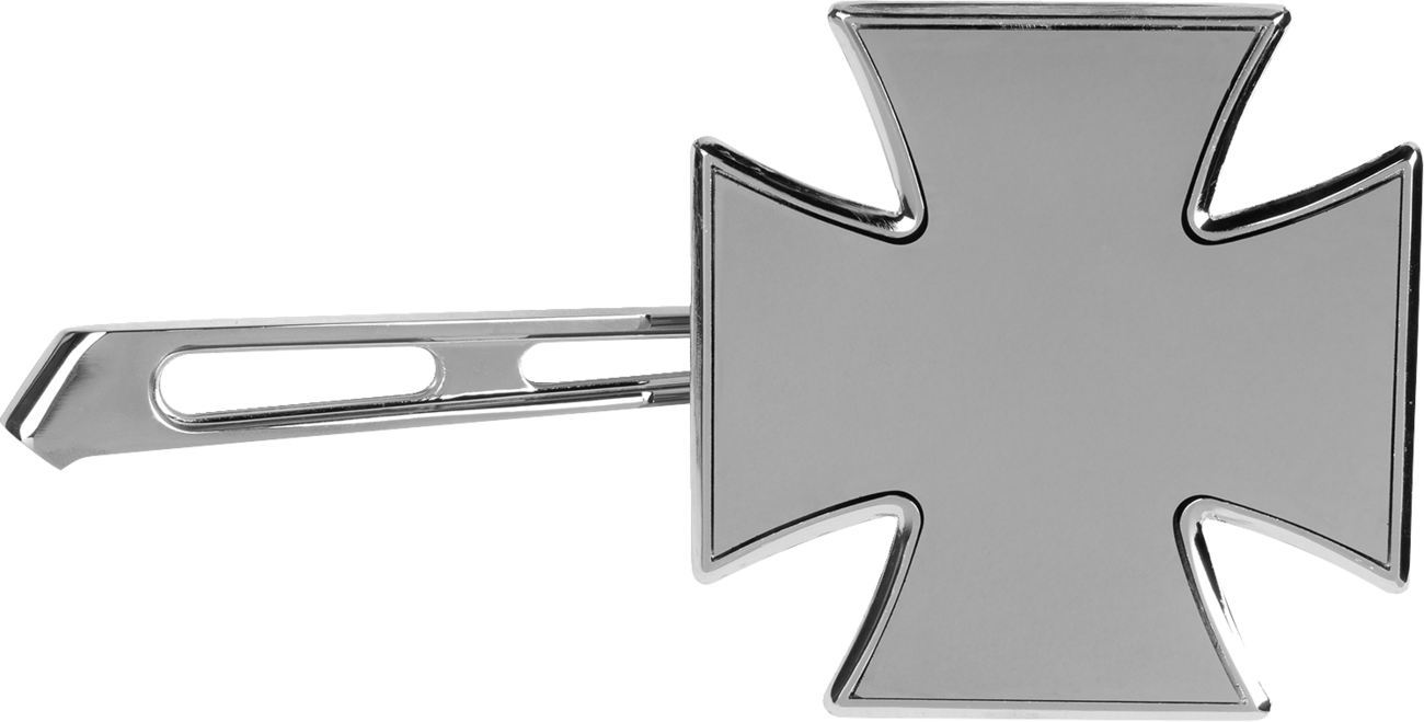 Mirror - Side View - Maltese Cross - Split Stem - Right - Bolt-On - Each