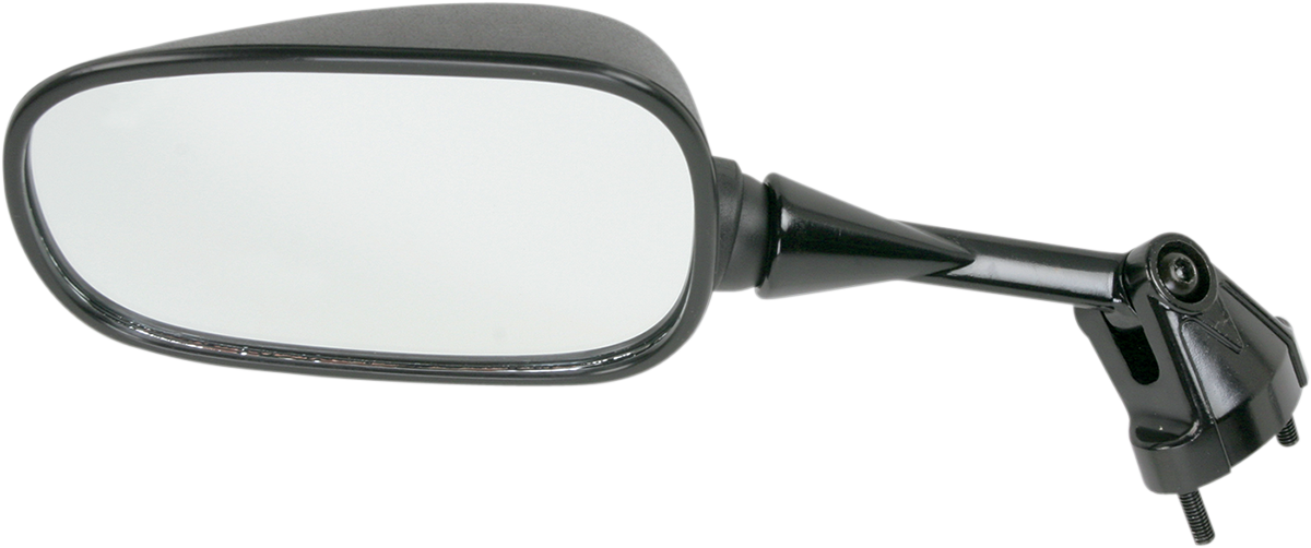 Mirror - Side View - Rectangle - Black - Left