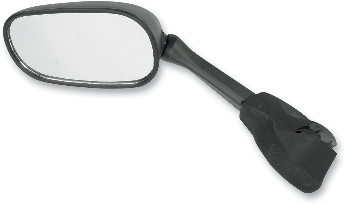 Mirror - Side View - Rectangle - Black - Left