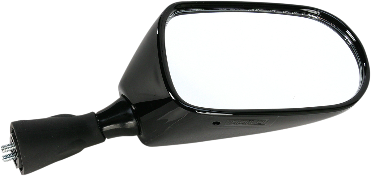 Mirror - Side View - Oval - Black - Right