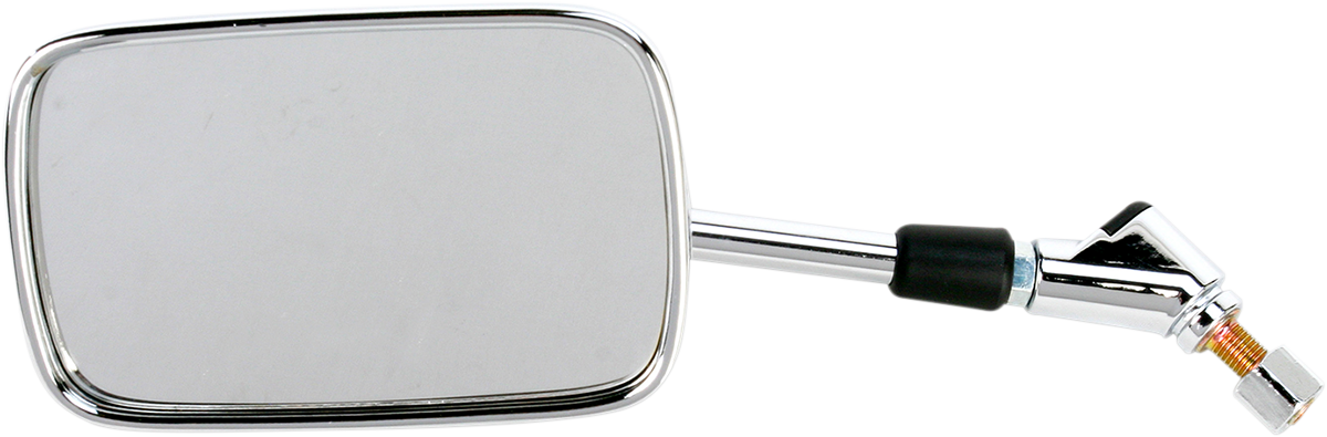 Mirror - Side View - Rectangle - Chrome - Left