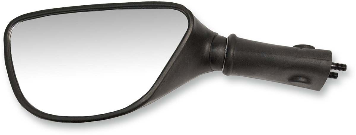 Mirror - OEM - Replacement - Side View - Oval - Black - Left - Each