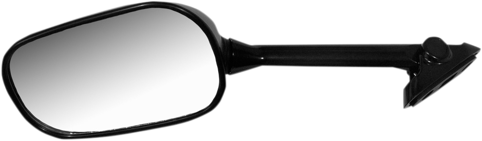 Mirror - Side View - Rectangle - Black - Left