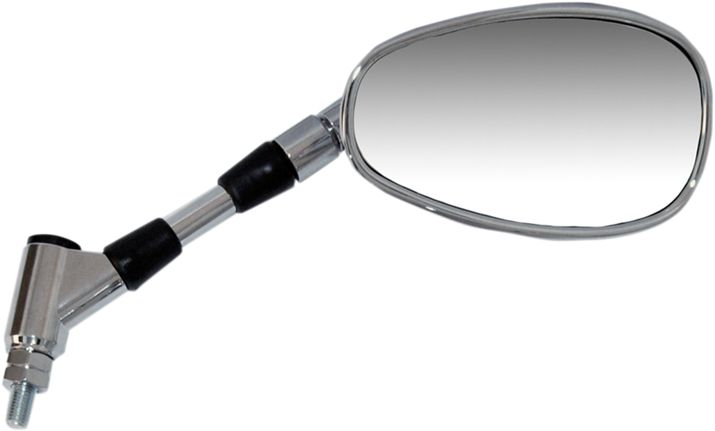Mirror - Side View - Oval - Chrome - Right
