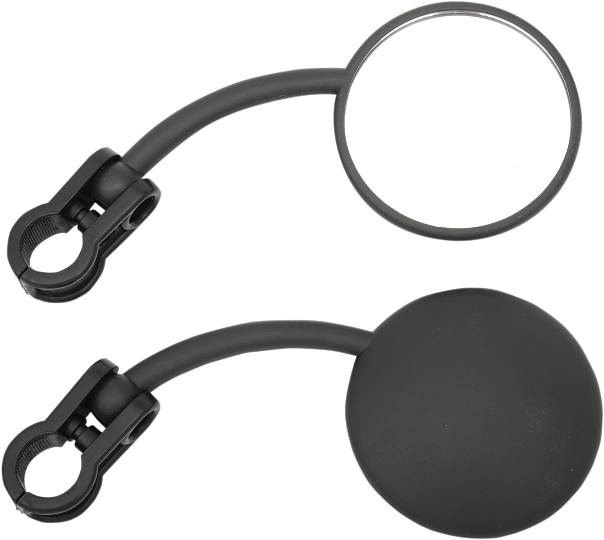 Mirrors - Enduro - Side View - Round - Black - Pair