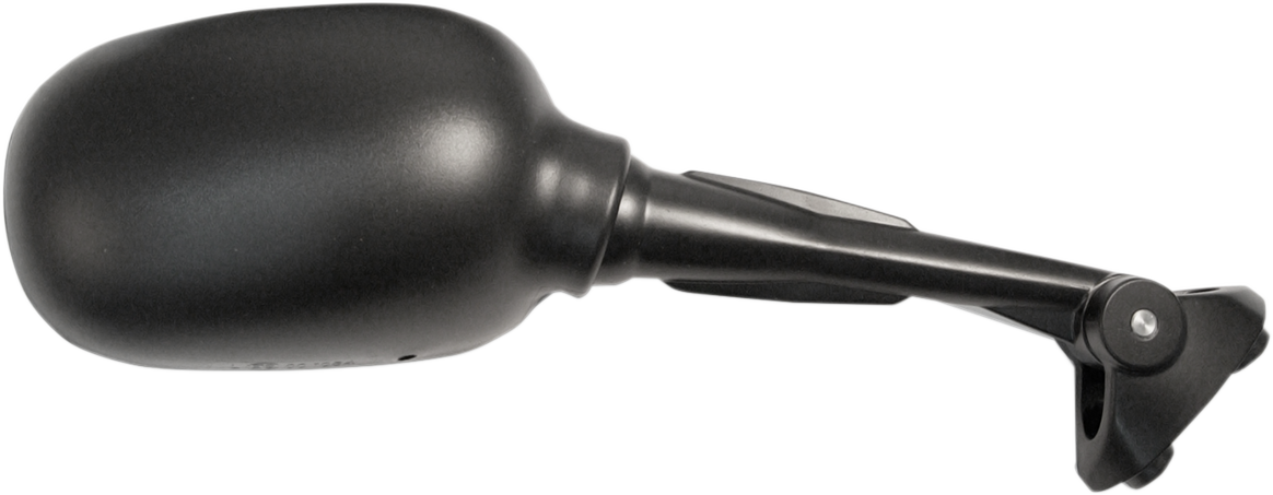 Mirror - Side View - Oval - Black - Right