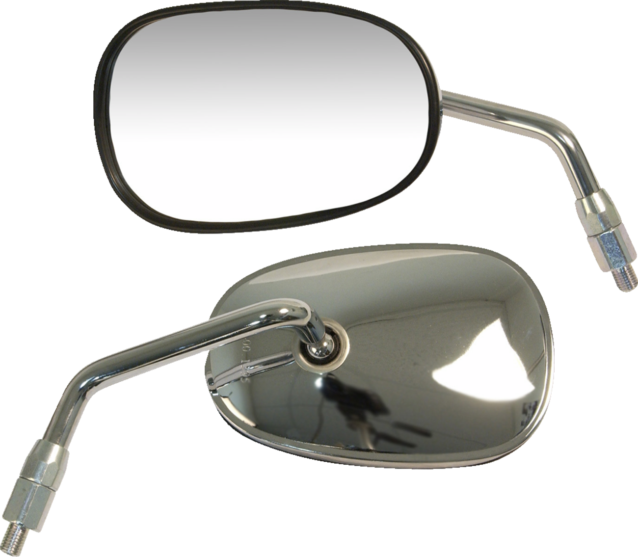 Mirror - OEM/Replacement - Rectangle - Chrome - Right - Each