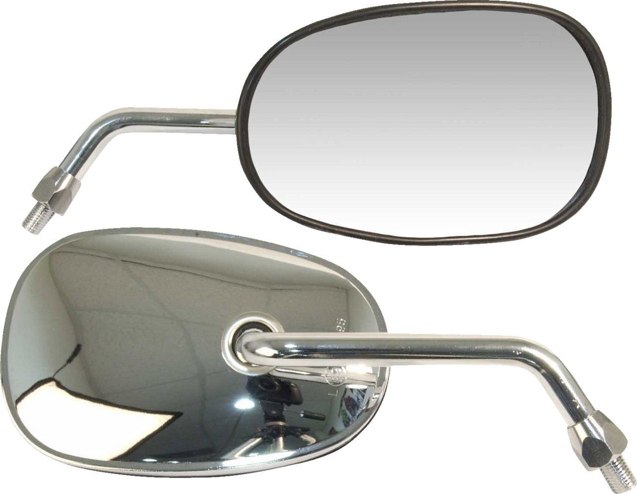 Mirror - OEM/Replacement - Rectangle - Chrome - Right - Each