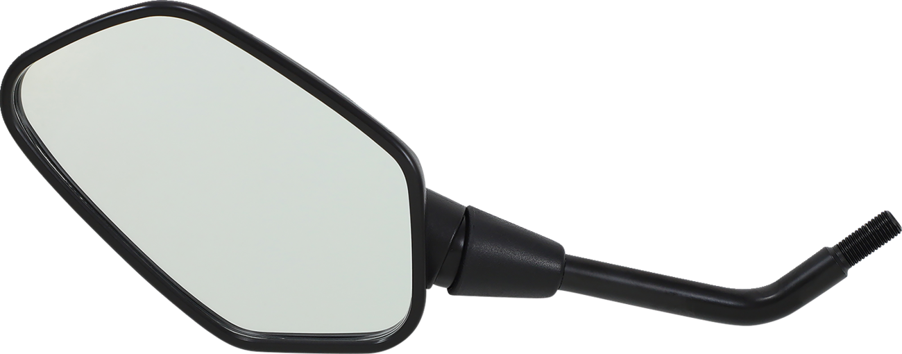 Mirror - OEM - Replacement - Side View - Pentagon - Black - Right - Each