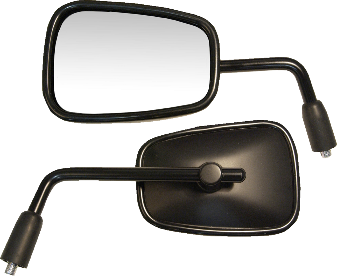 Mirror - OEM/Replacement - Side View - Rectangular - Black - Right - Each