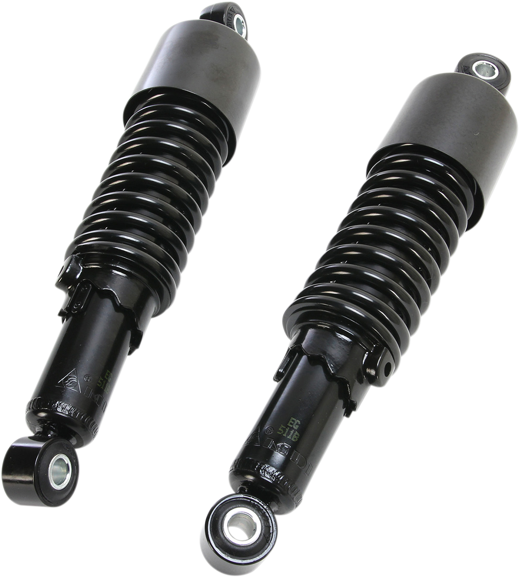 Custom Shorty Shocks with Shroud - Black Body/Black Spring Finish - Eye Lowering