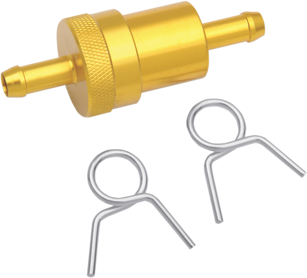 Anodized Aluminum Fuel Filter - Gold - 5/16"