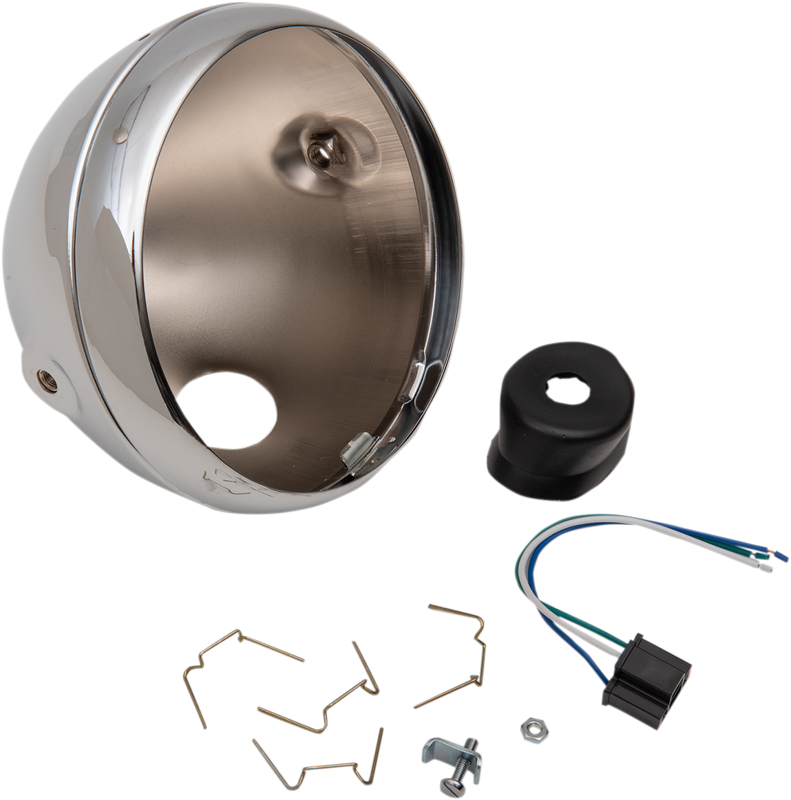 Lucas Style Headlight Shell - 7" - Chrome