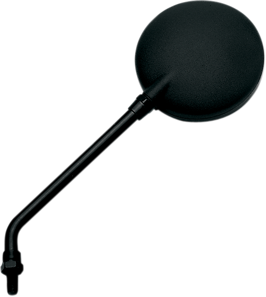Mirror - Side View - Round - Black - Long