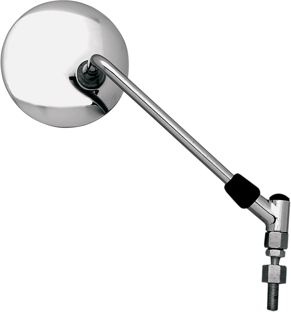 Mirror - Euro - Side View - Round - Chrome - Left/Right - Each