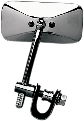 Mirror - Side View - Classic/Rectangle - Standard Stem - Left/Right - Clamp-On - Each