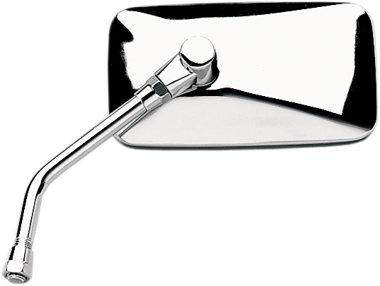 Mirror - Cruiser - Side View - Rectangle - Chrome - Left/Right - Each