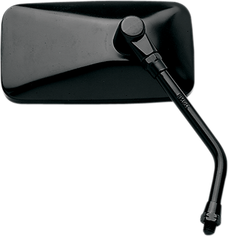 Mirror - Cruiser - Side View - Rectangle - Black - Right - Each