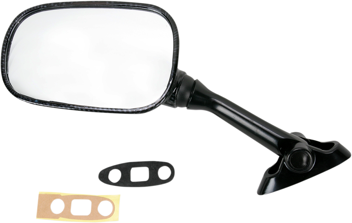 Mirror - Side View - Carbon Fiber - Rectangle - Left - Suzuki