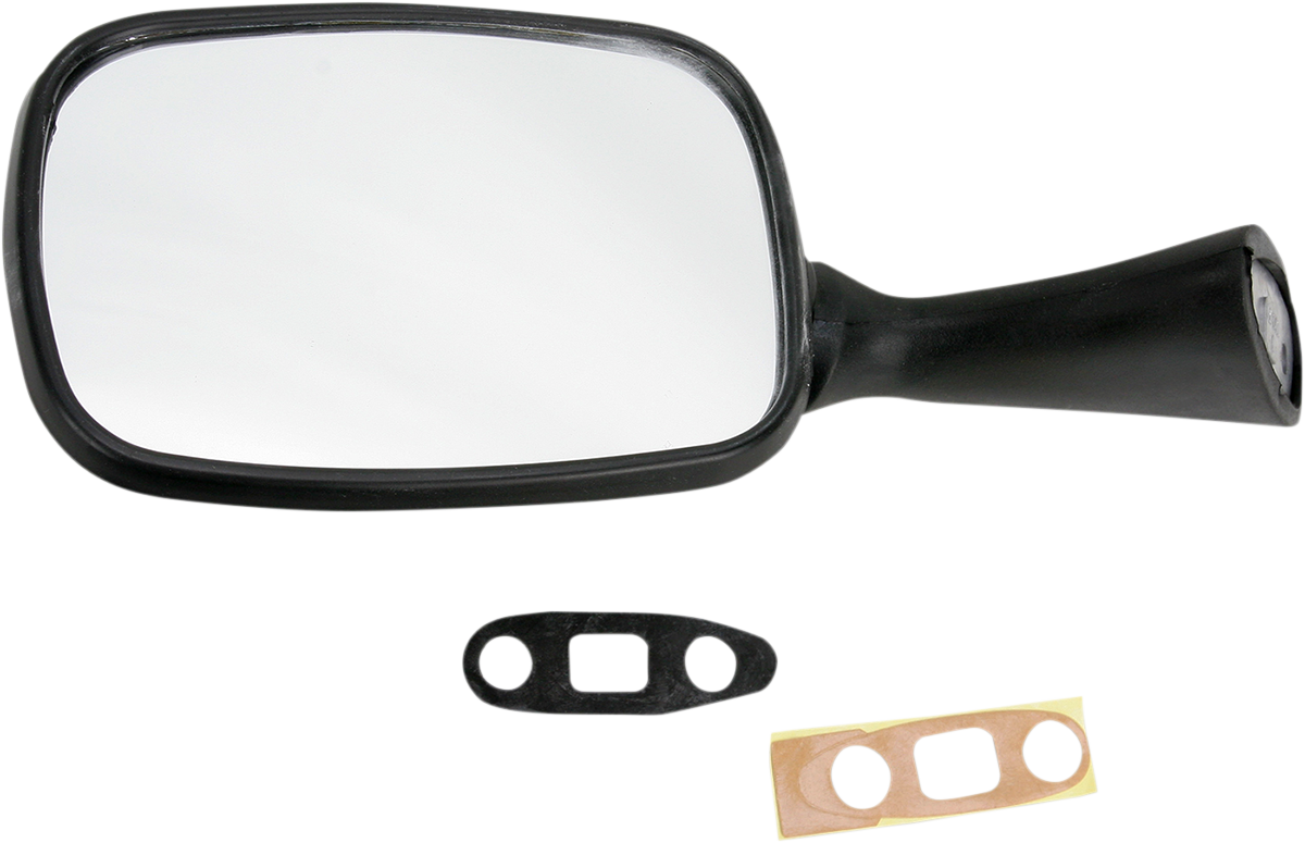 Mirror - Side View - Rectangle - Black - Left