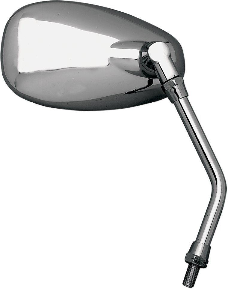 Mirror - Side View - Oval - Chrome - Right