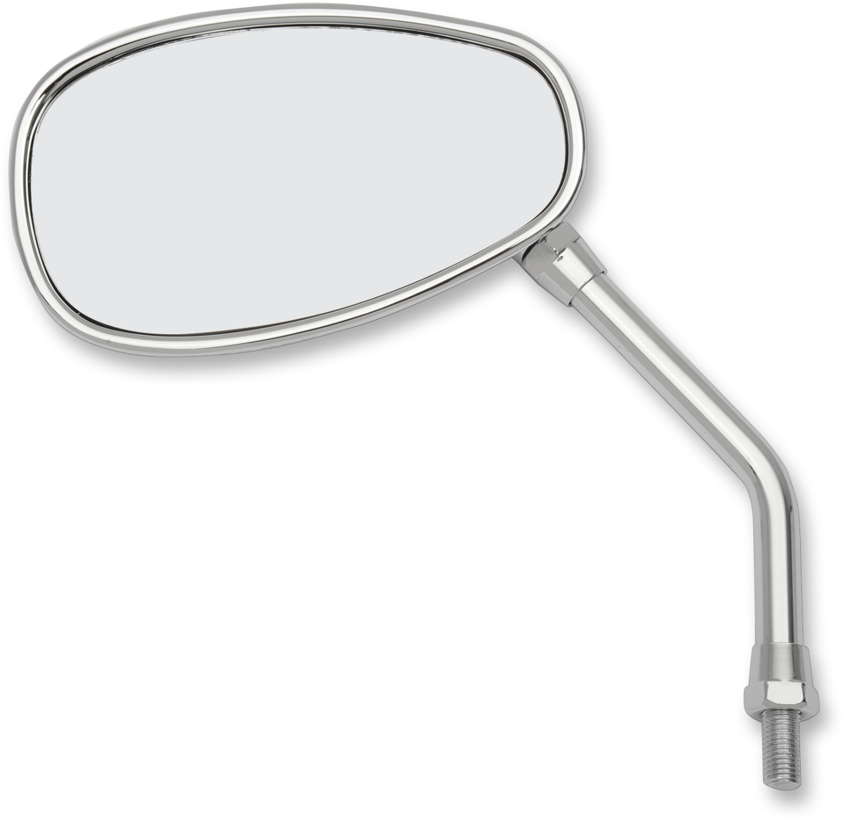 Mirror - Side View - Oval - Chrome - Left
