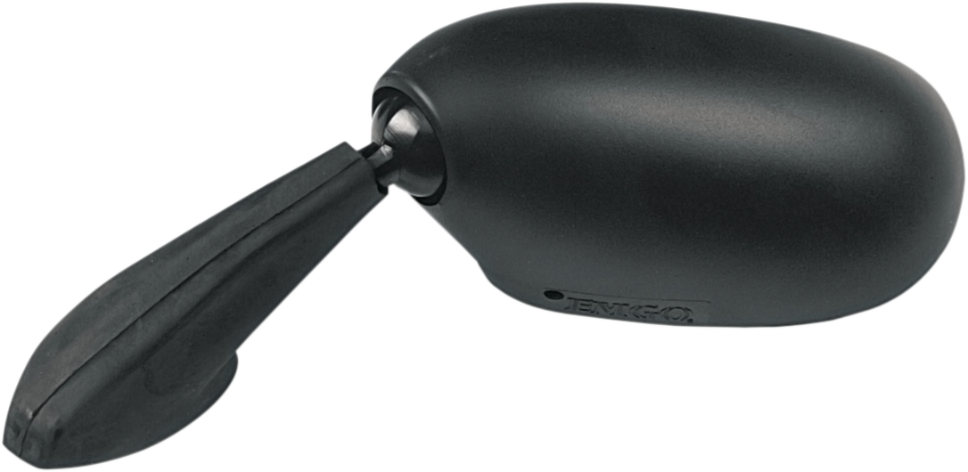 Mirror - Side View - Oval - Black - Left