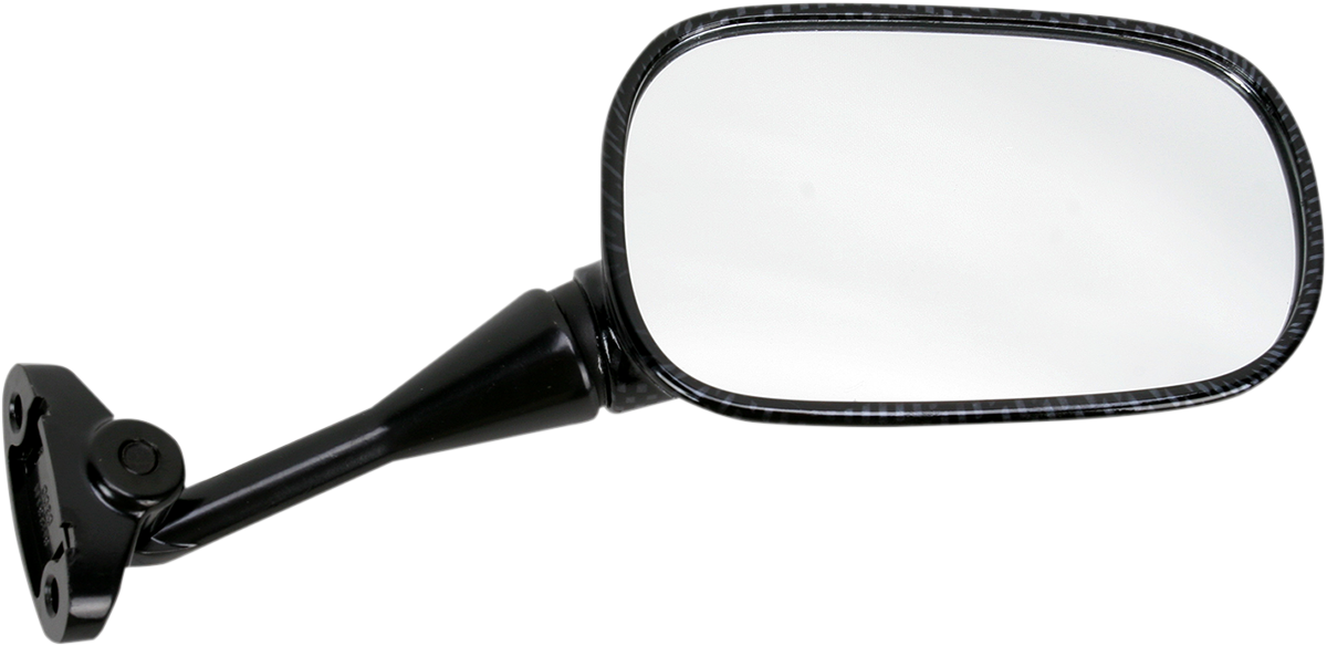 Mirror - Side View - Carbon Fiber - Rectangle - Right - Honda
