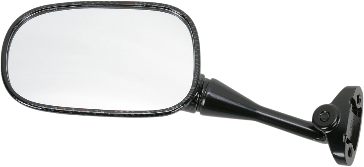 Mirror - Side View - Carbon Fiber - Rectangle - Left - Honda