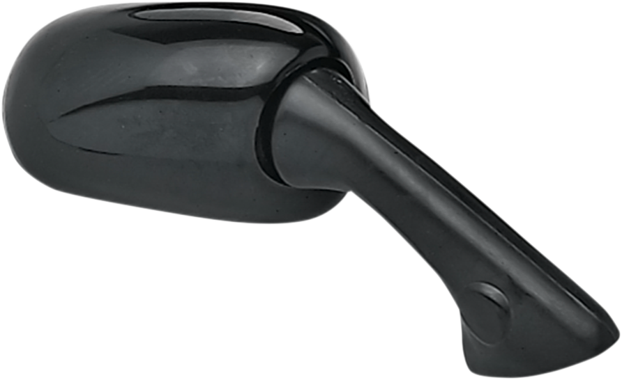 Mirror - Side View - Oval - Black - Right